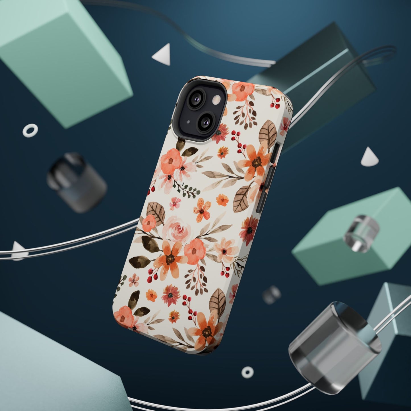 Autumn Floral Magnetic Tough Case