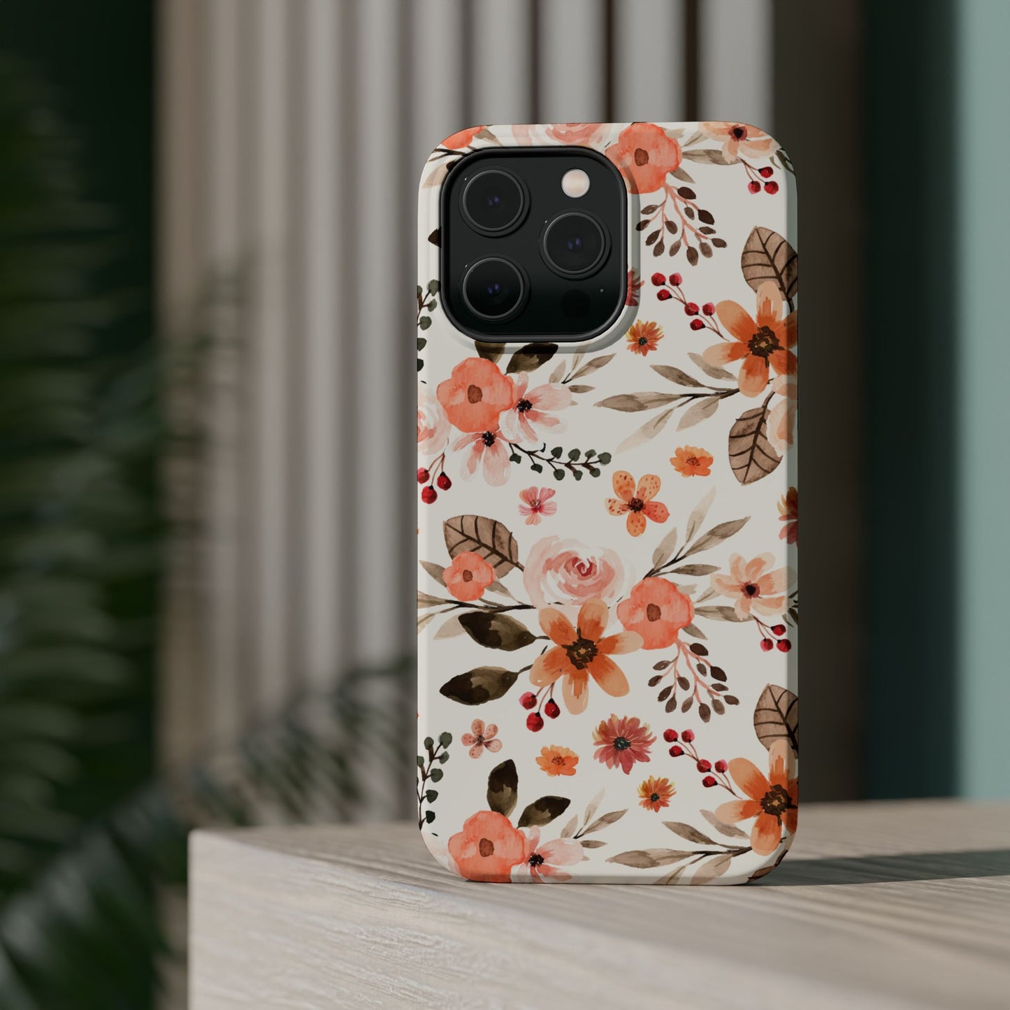 Autumn Floral Magnetic Tough Case