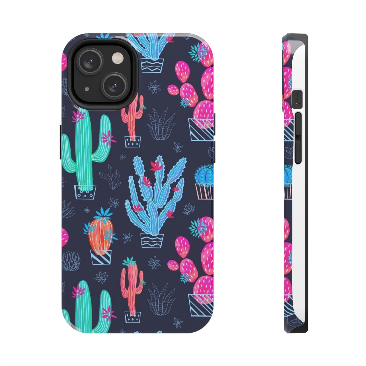 Cactus Vibe Tough Phone Case | Colorful & Durable Protection