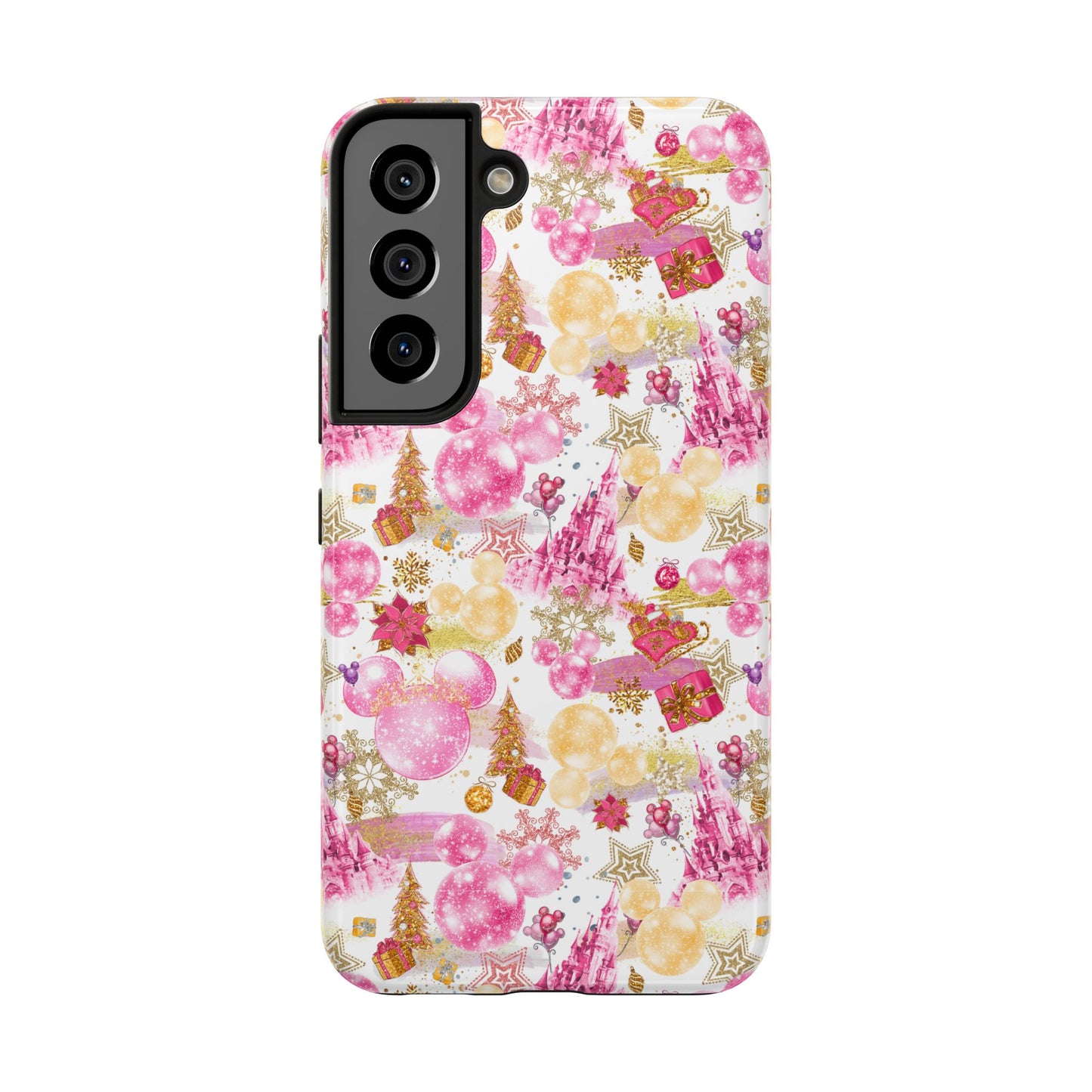 Festive Holiday Tough Phone Case with Christmas Design