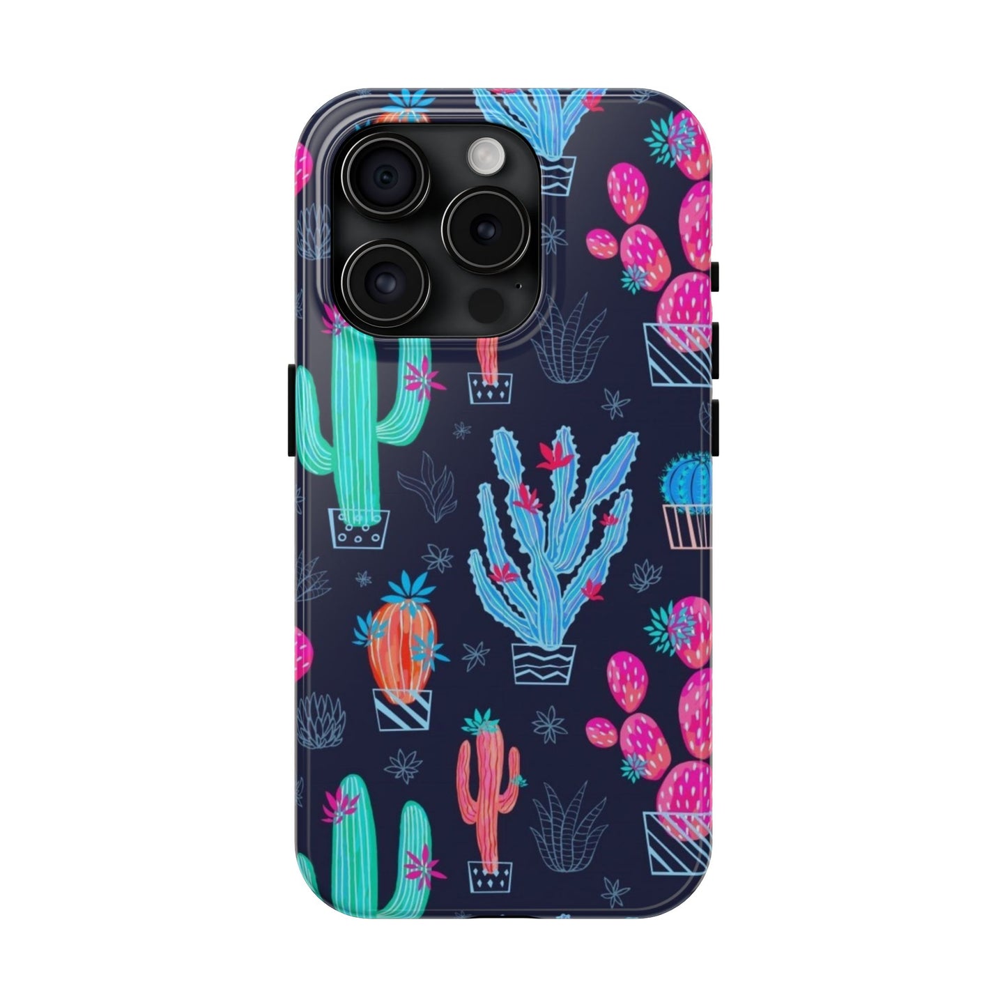 Cactus Vibe Tough Phone Case | Colorful & Durable Protection