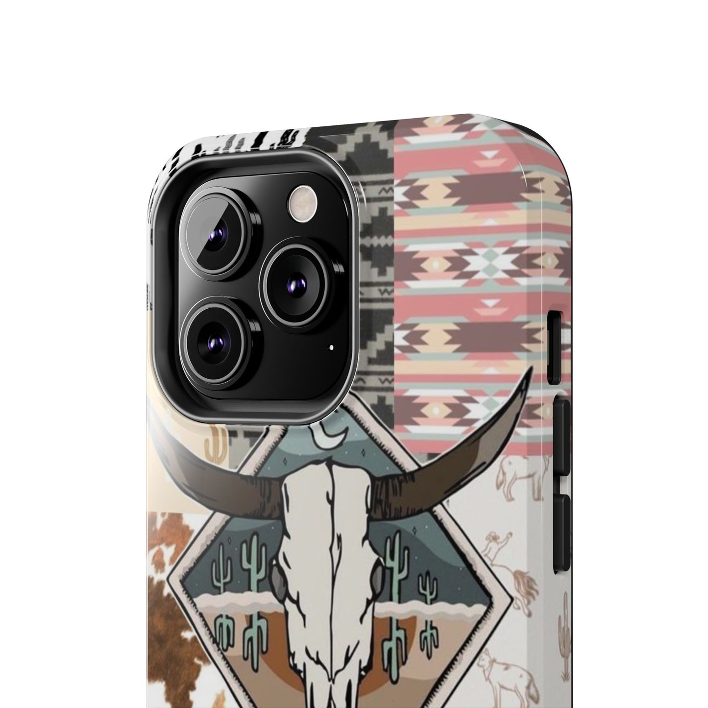 Western Patchwork Tough Phone Cases