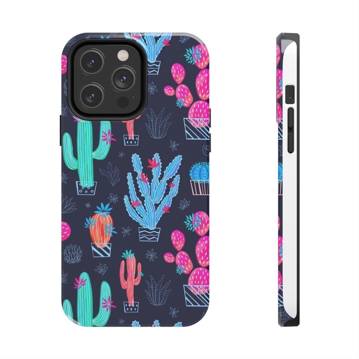 Cactus Vibe Tough Phone Case | Colorful & Durable Protection