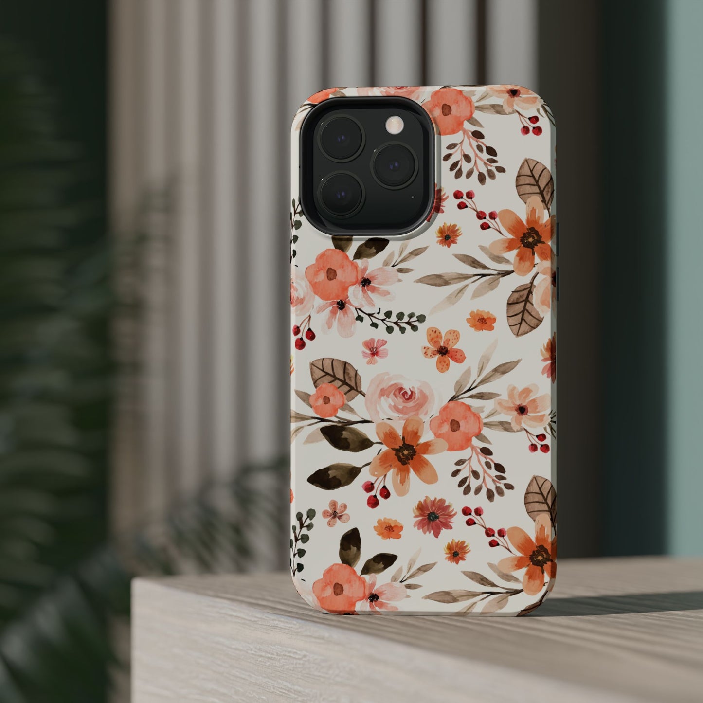 Autumn Floral Magnetic Tough Case