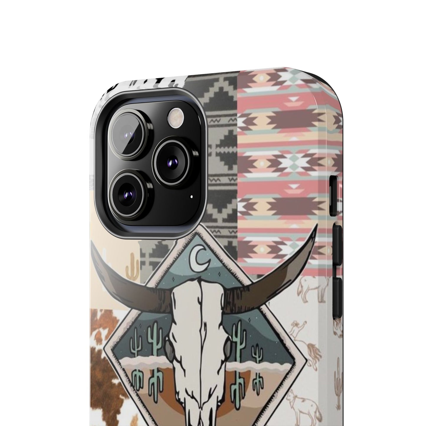 Western Patchwork Tough Phone Cases