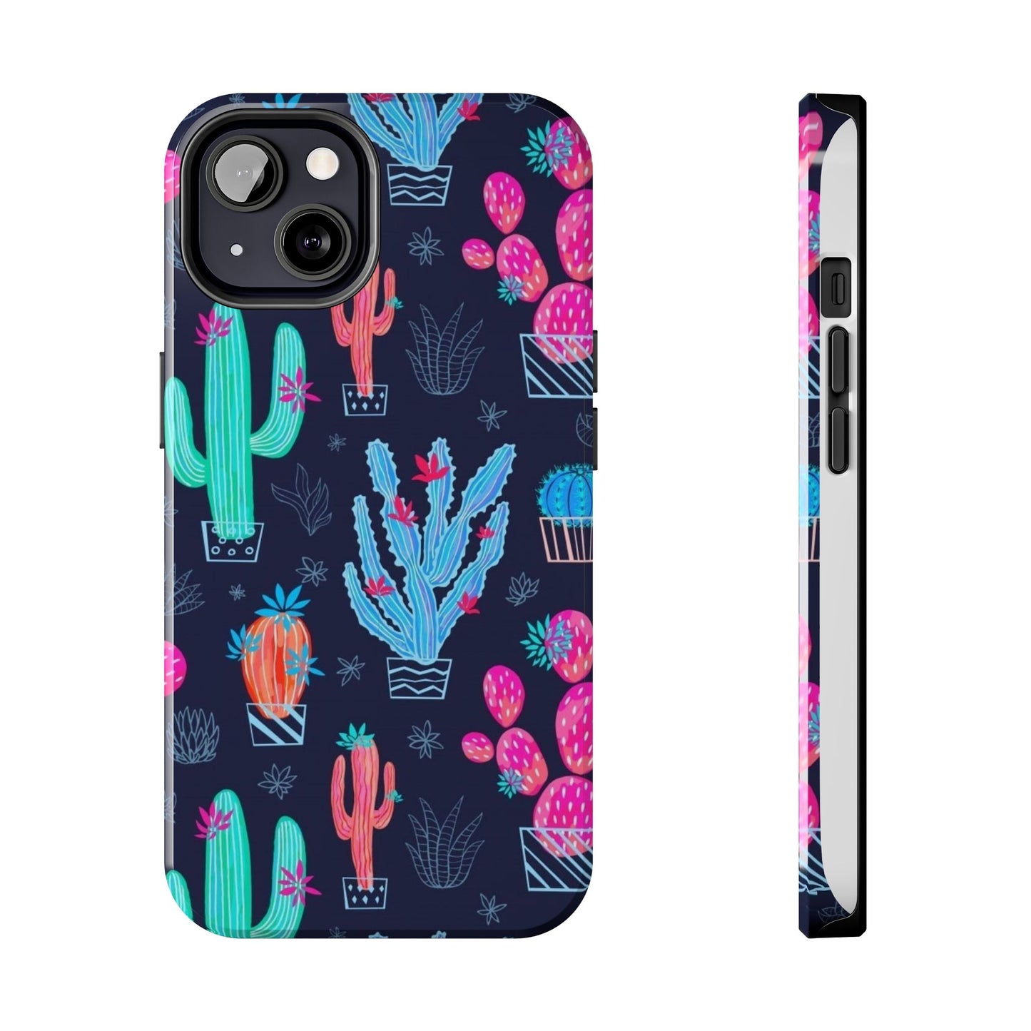 Cactus Vibe Tough Phone Case | Colorful & Durable Protection