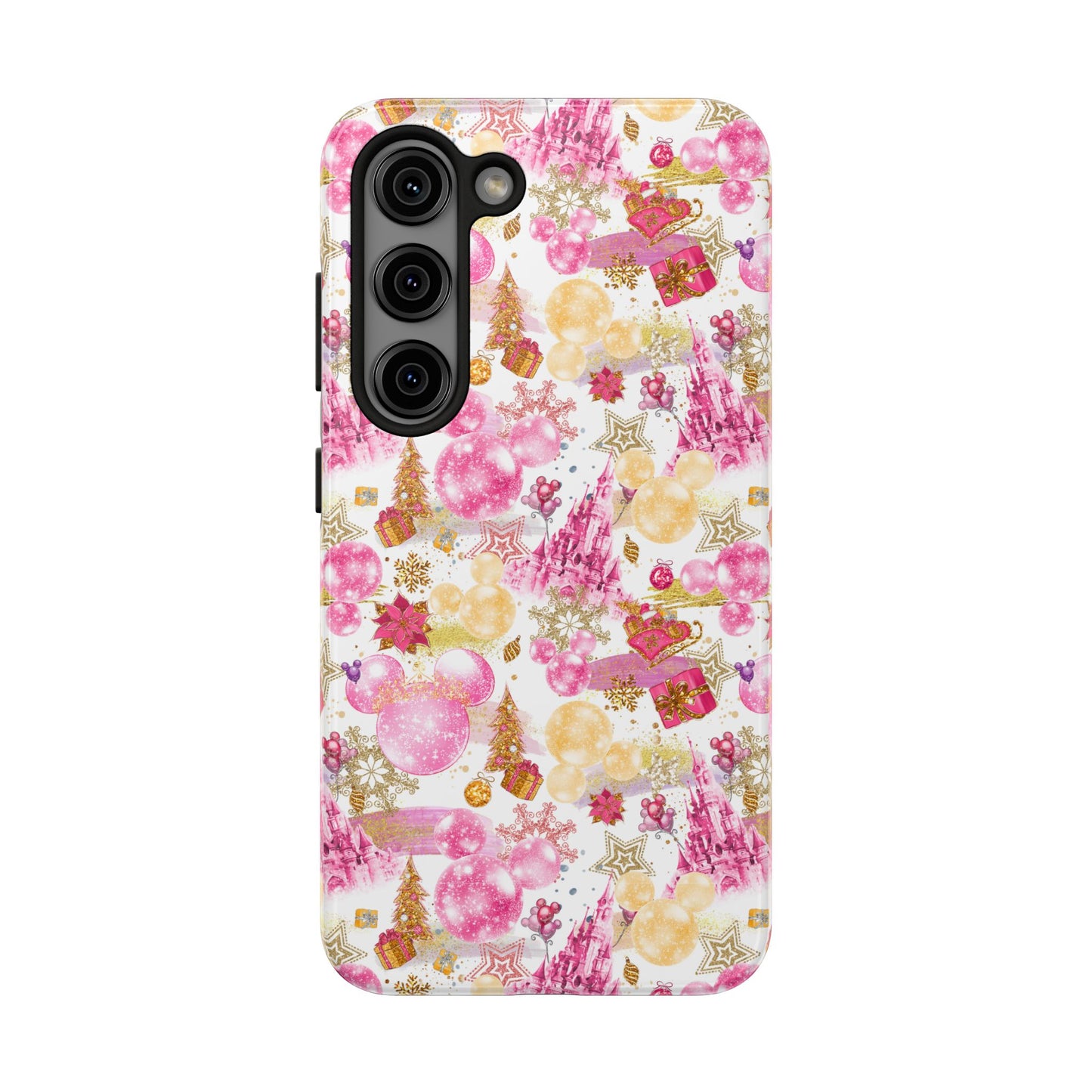 Festive Holiday Tough Phone Case with Christmas Design