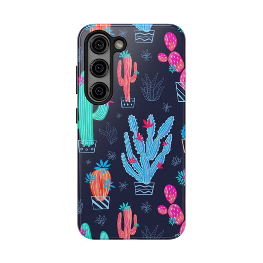 Cactus Vibe Tough Phone Case | Colorful & Durable Protection