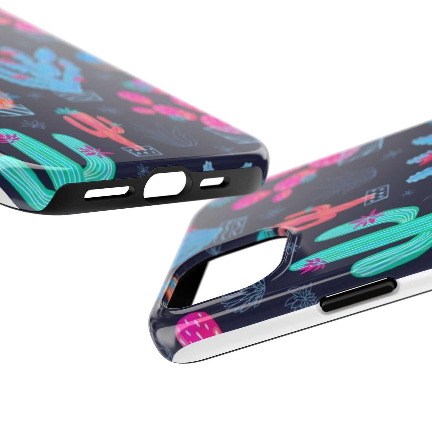 Cactus Vibe Tough Phone Case | Colorful & Durable Protection