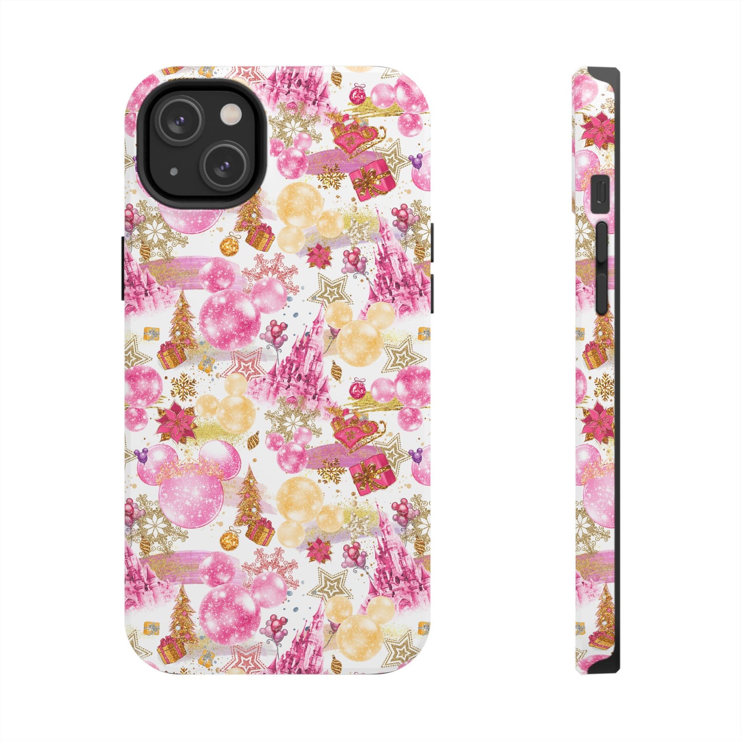 Festive Holiday Tough Phone Case with Christmas Design