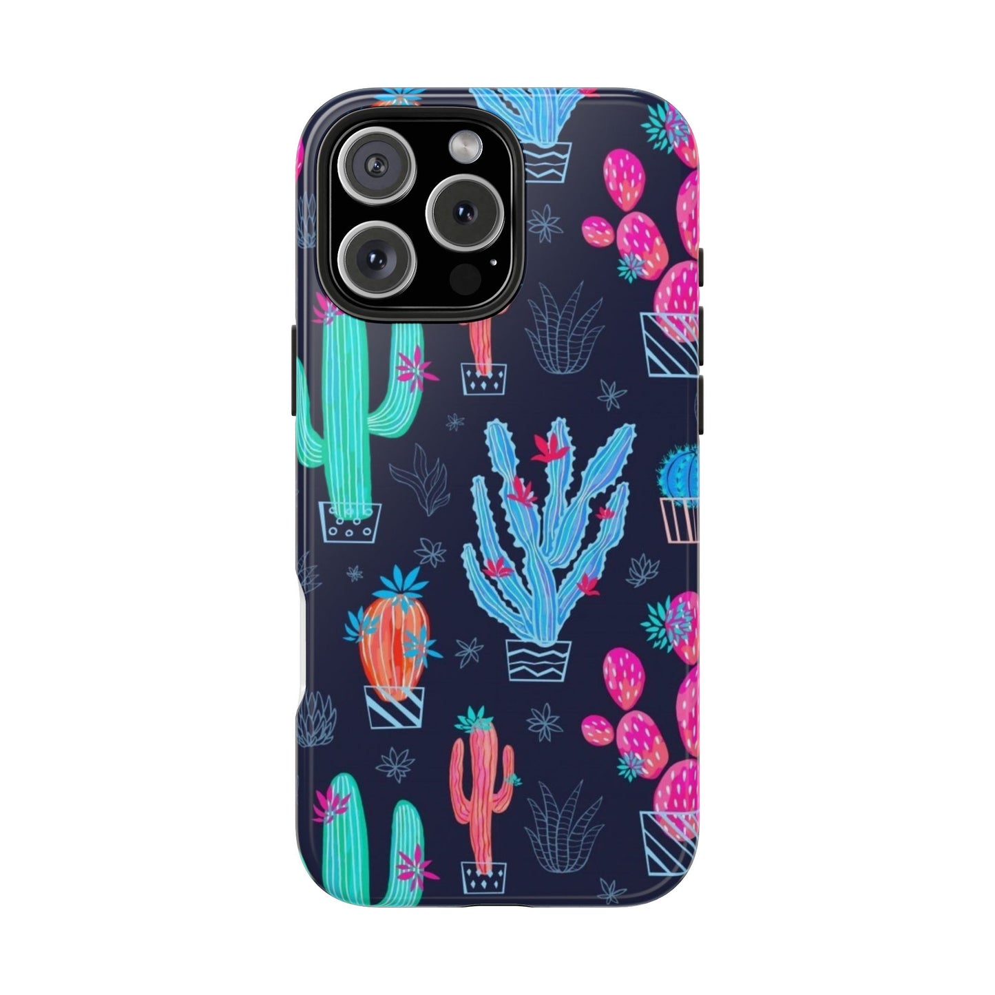 Cactus Vibe Tough Phone Case | Colorful & Durable Protection