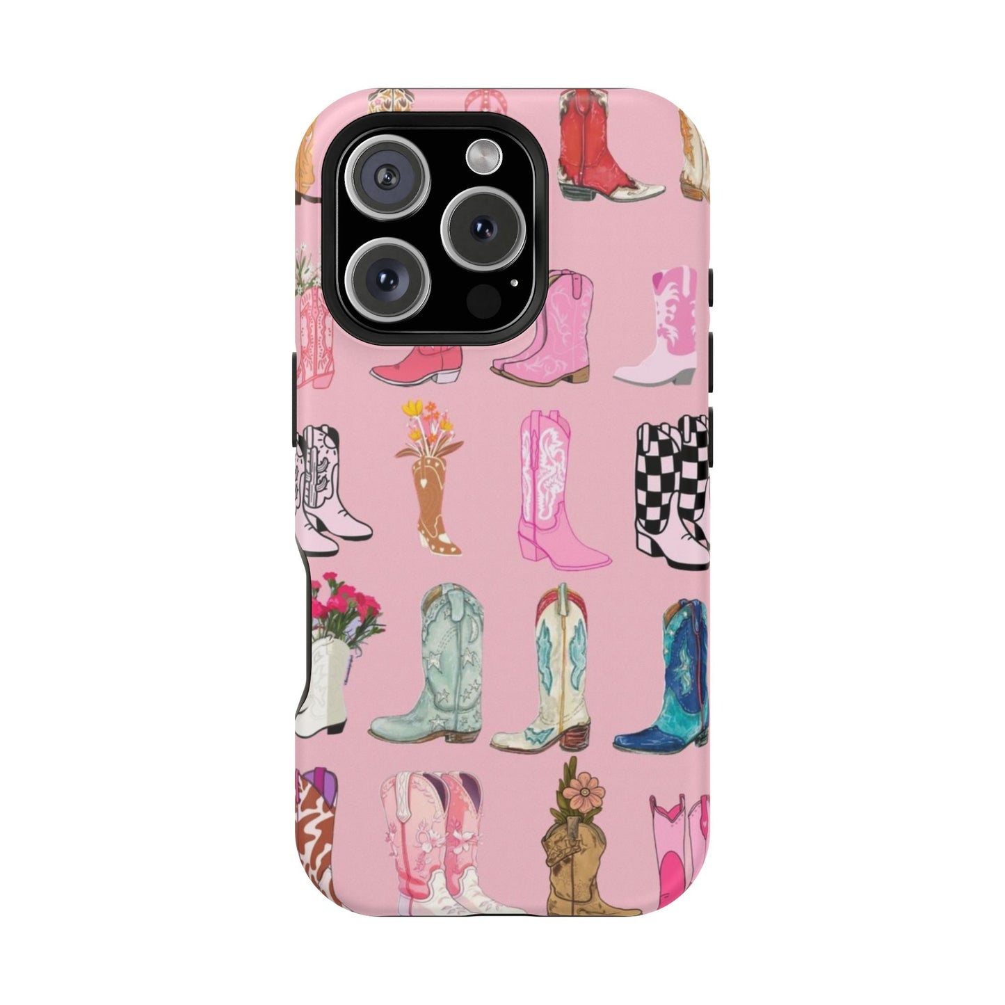 Pink Boots iPhone 16 case