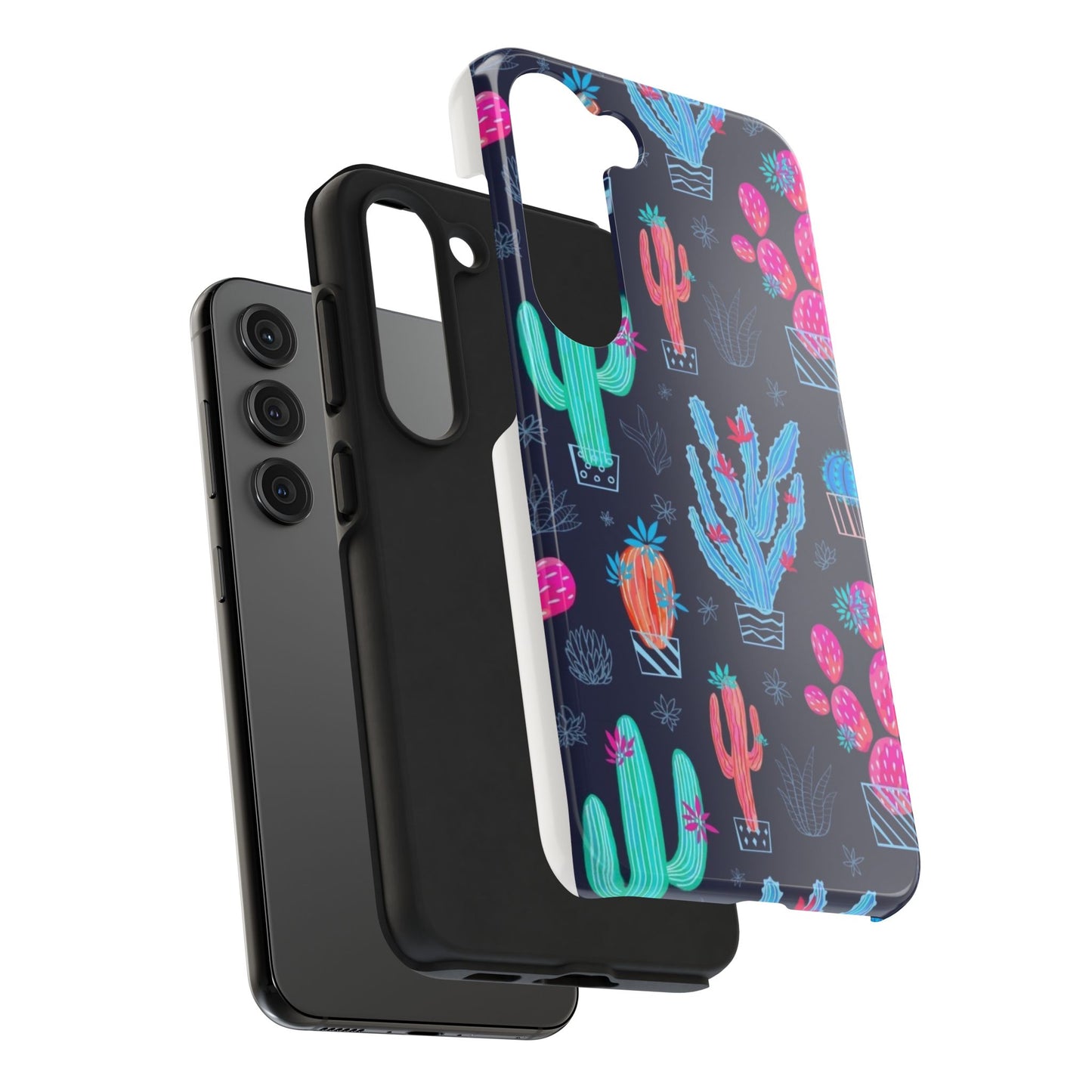 Cactus Vibe Tough Phone Case | Colorful & Durable Protection