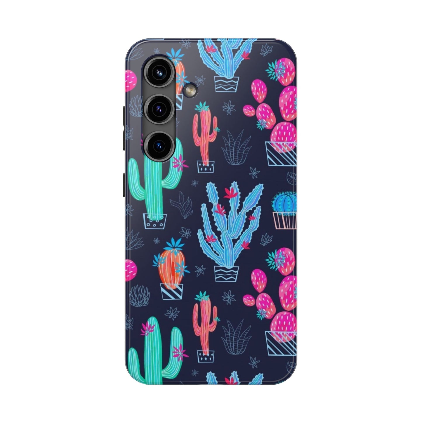 Cactus Vibe Tough Phone Case | Colorful & Durable Protection