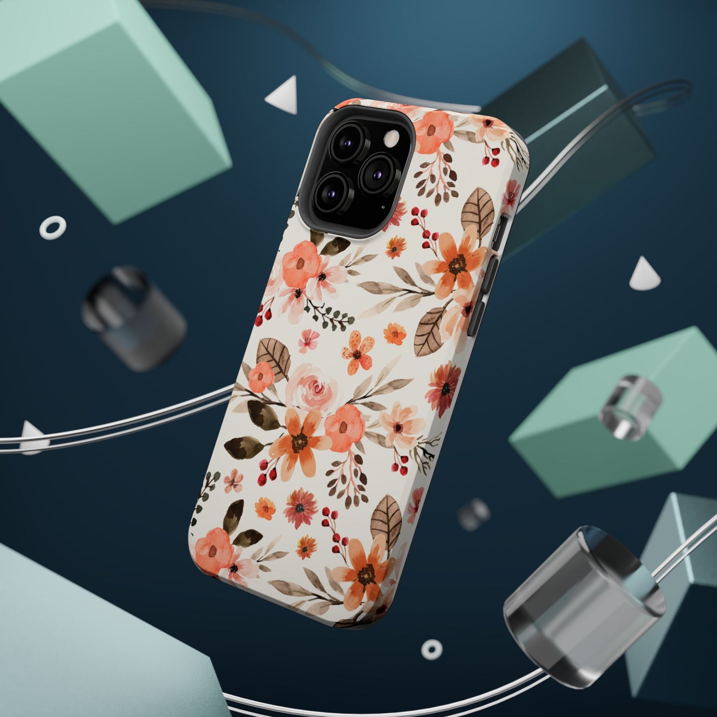 Autumn Floral Magnetic Tough Case