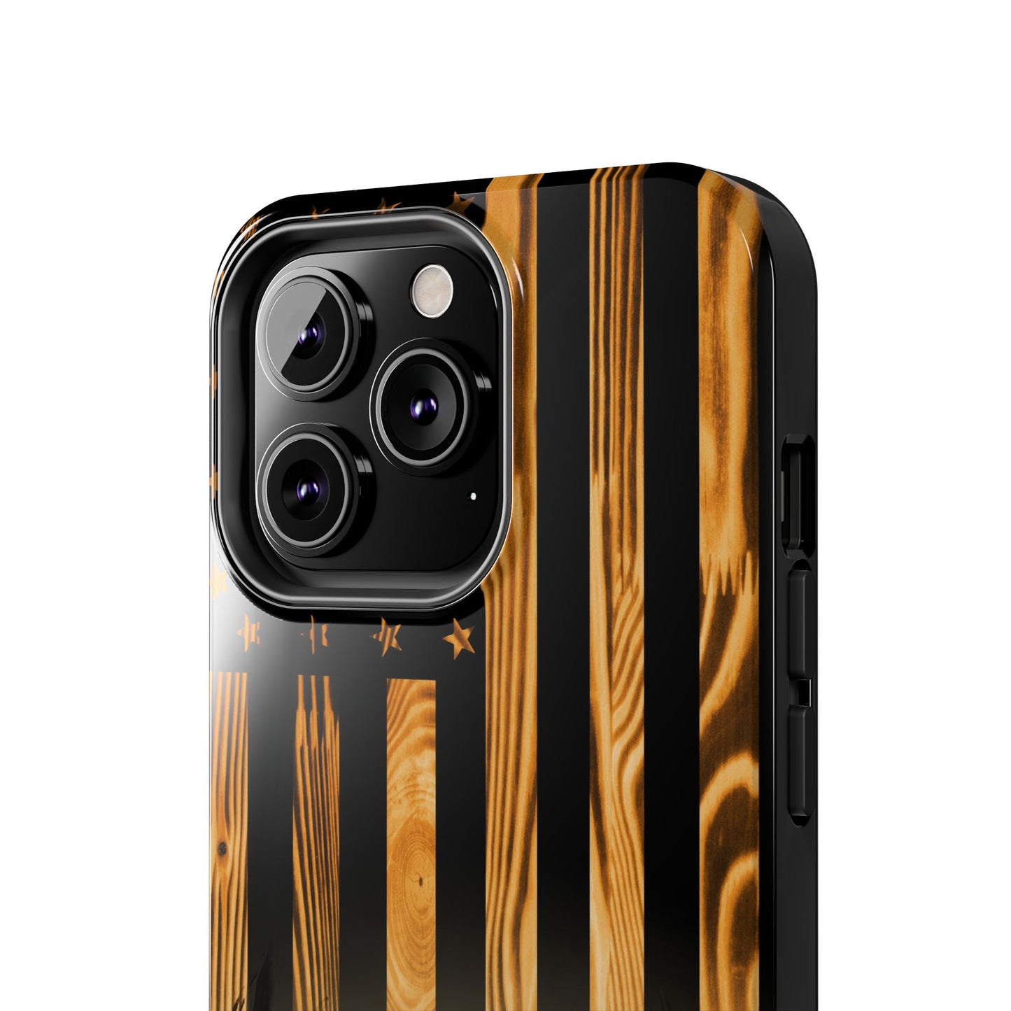 Phone Case - Woodgrain Deer Flag Design