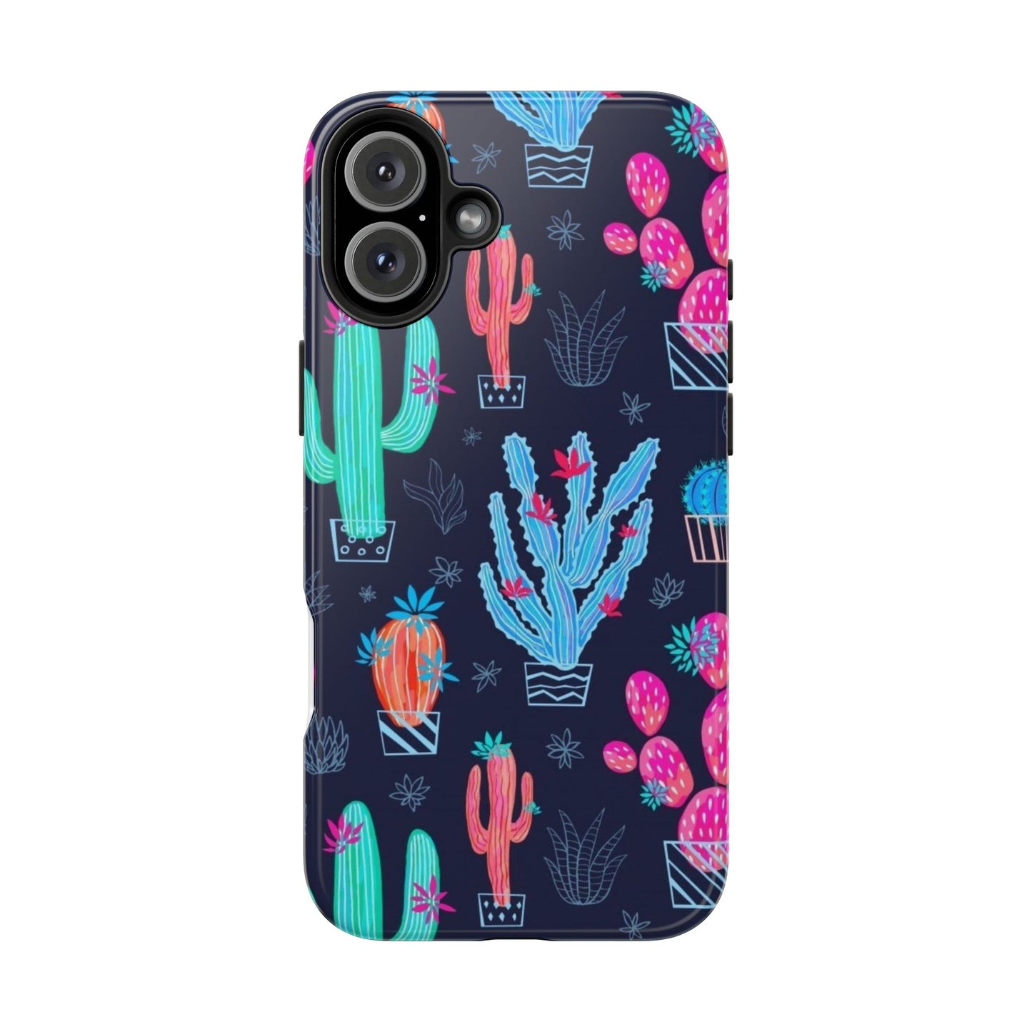 Cactus Vibe Tough Phone Case | Colorful & Durable Protection