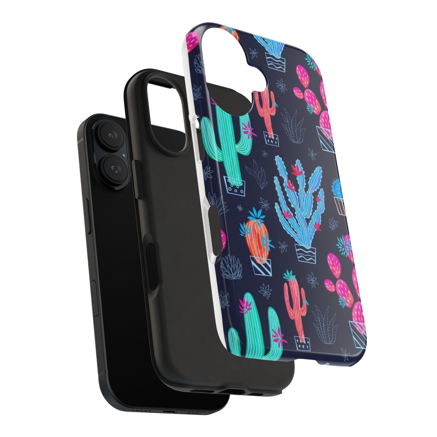 Cactus Vibe Tough Phone Case | Colorful & Durable Protection