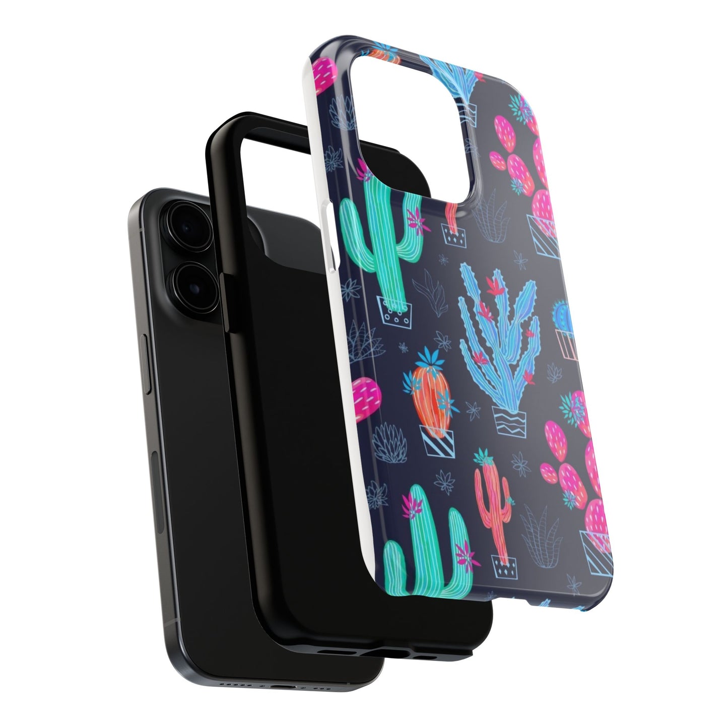 Cactus Vibe Tough Phone Case | Colorful & Durable Protection