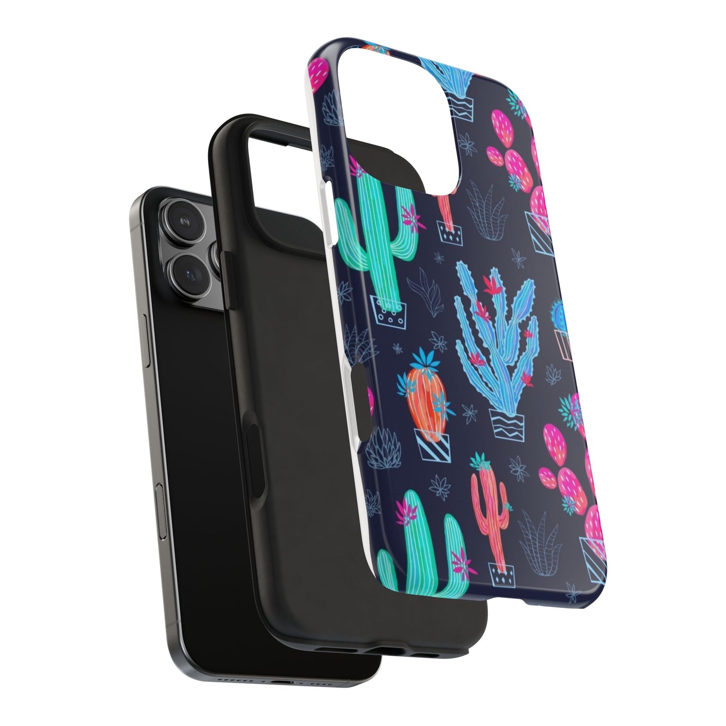 Cactus Vibe Tough Phone Case | Colorful & Durable Protection