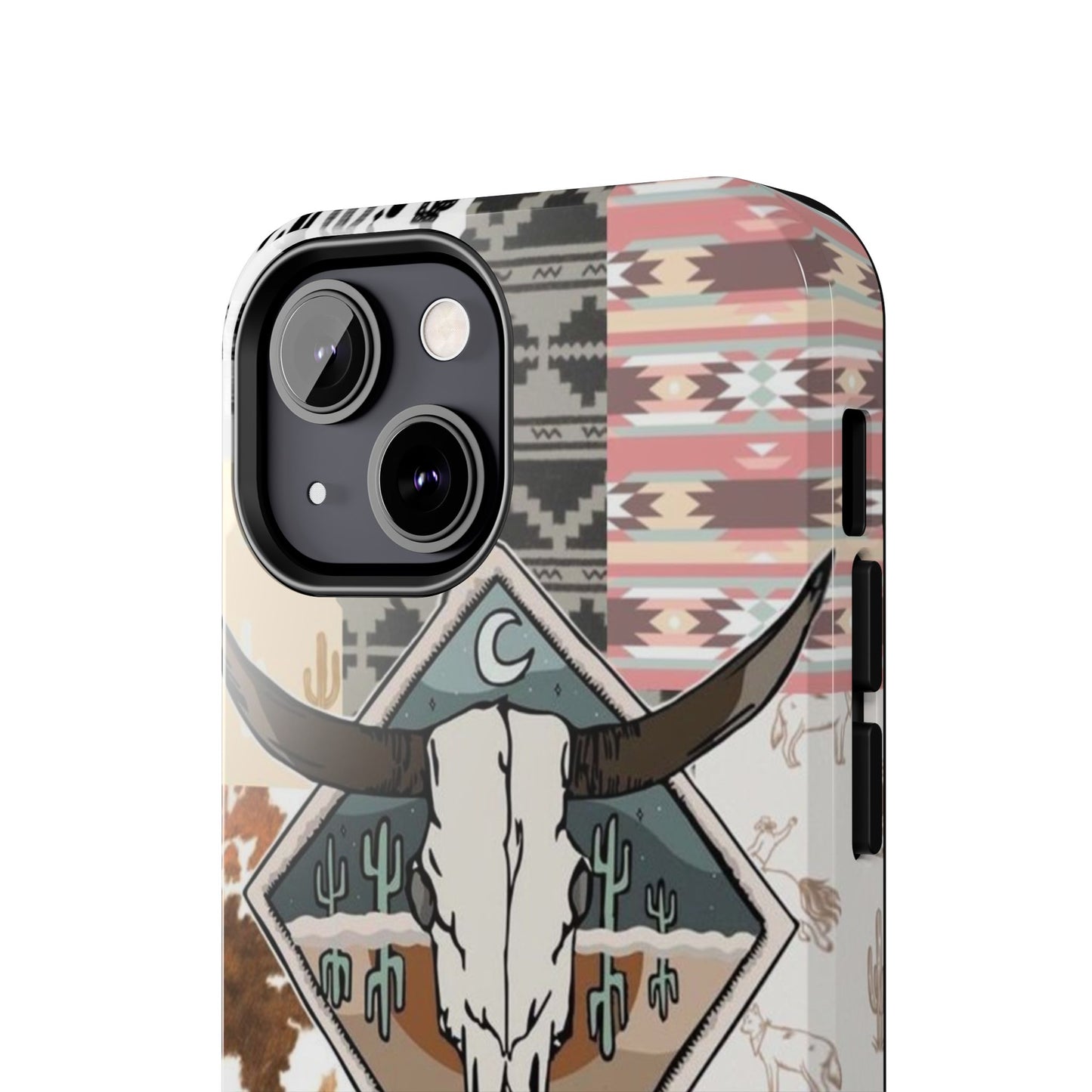 Western Patchwork Tough Phone Cases