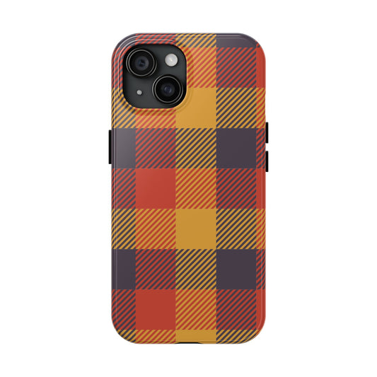 Autumn Plaid Tough Phone Cases