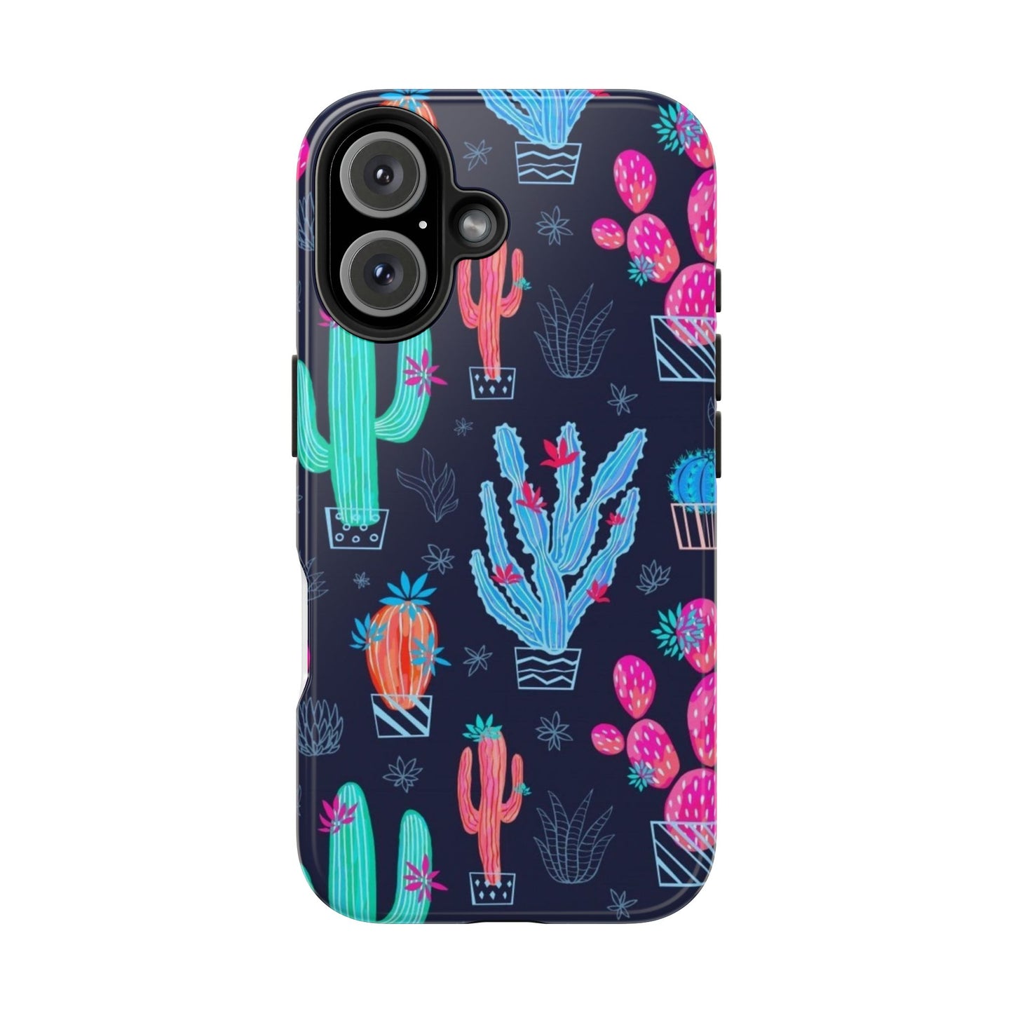 Cactus Vibe Tough Phone Case | Colorful & Durable Protection