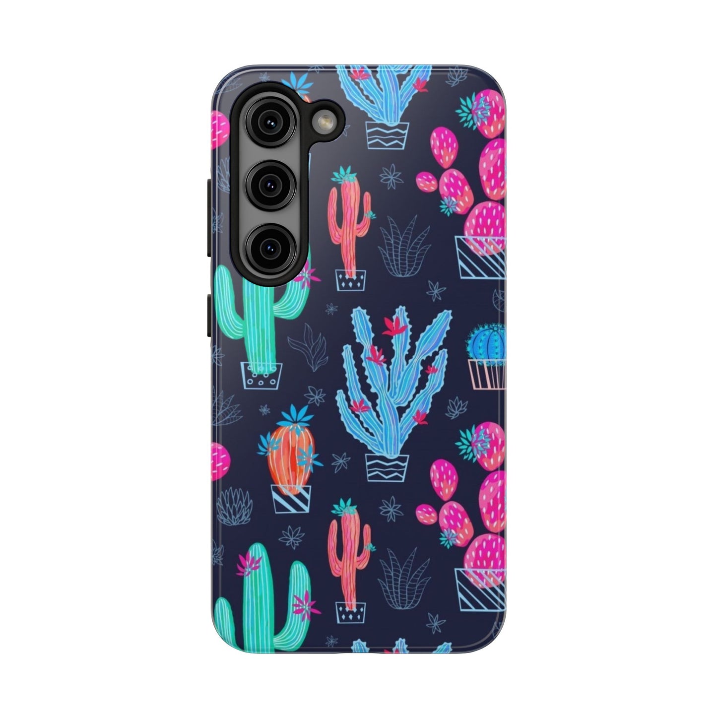 Cactus Vibe Tough Phone Case | Colorful & Durable Protection