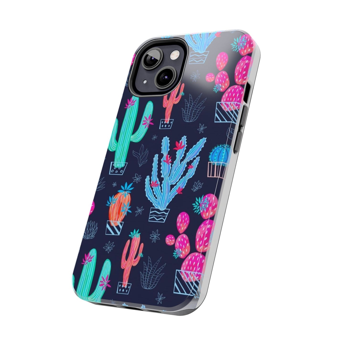 Cactus Vibe Tough Phone Case | Colorful & Durable Protection