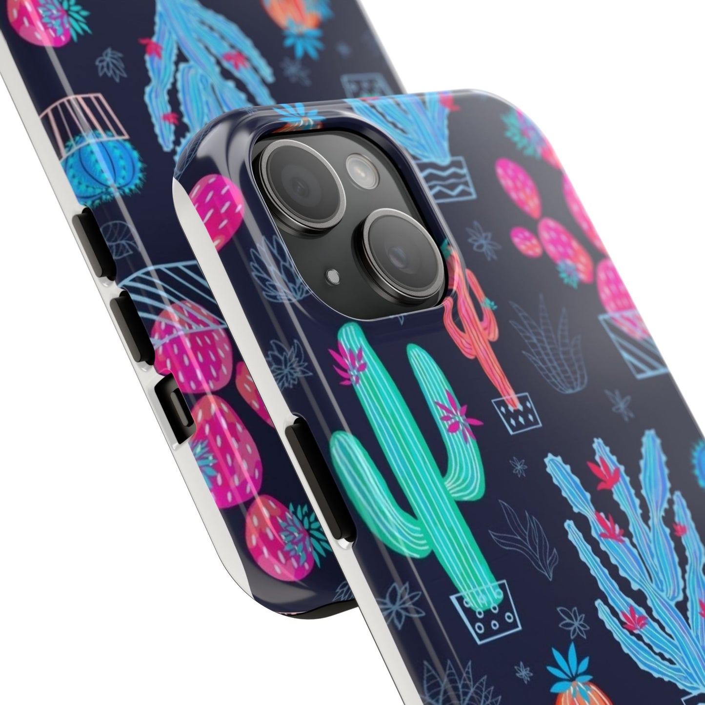 Cactus Vibe Tough Phone Case | Colorful & Durable Protection