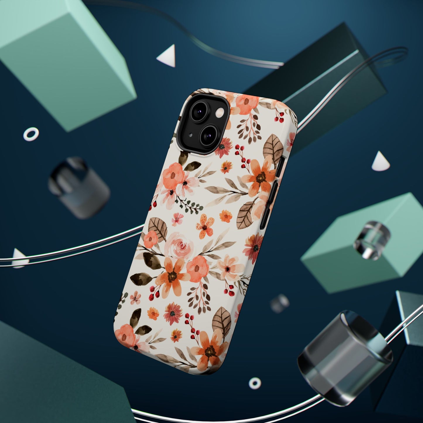 Autumn Floral Magnetic Tough Case