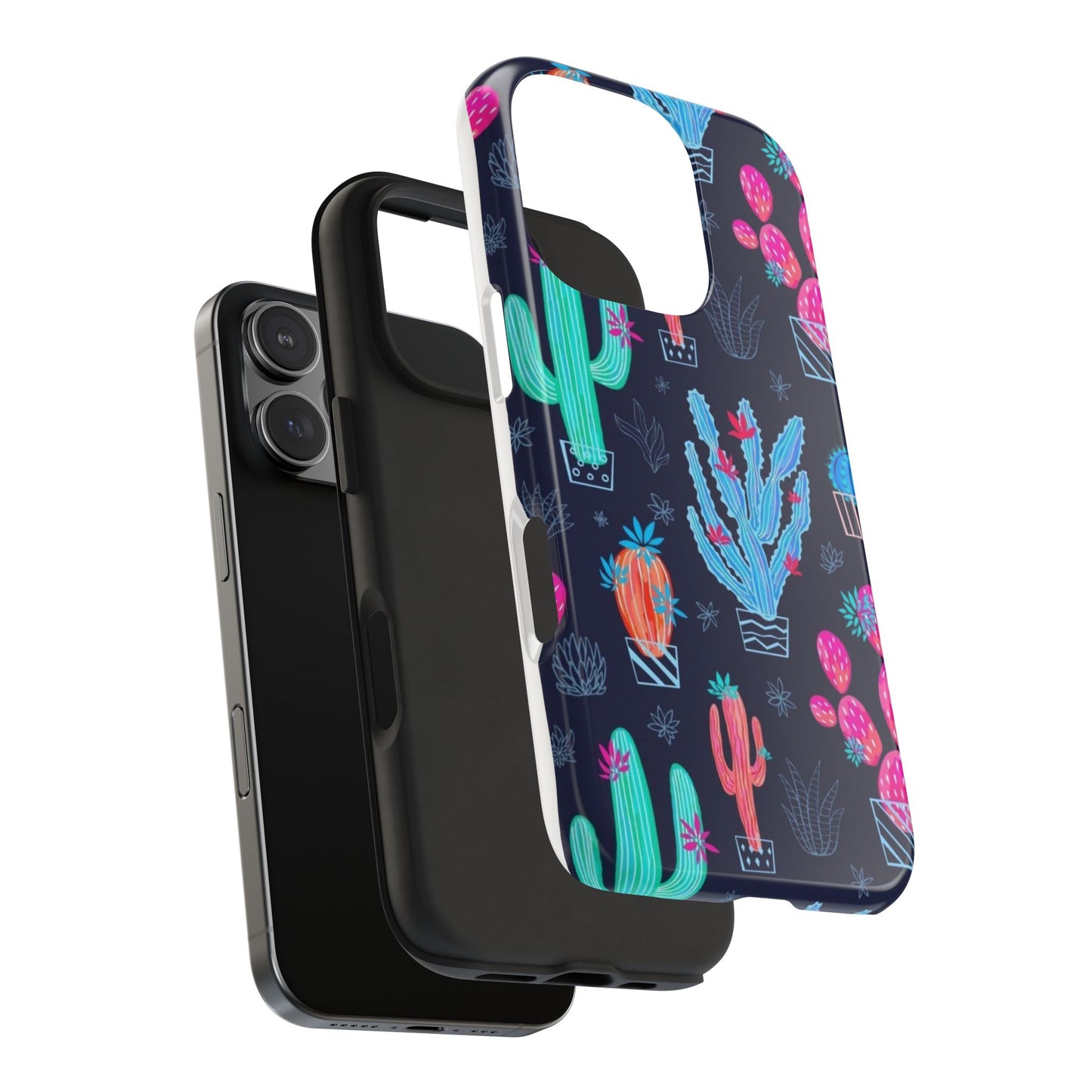 Cactus Vibe Tough Phone Case | Colorful & Durable Protection