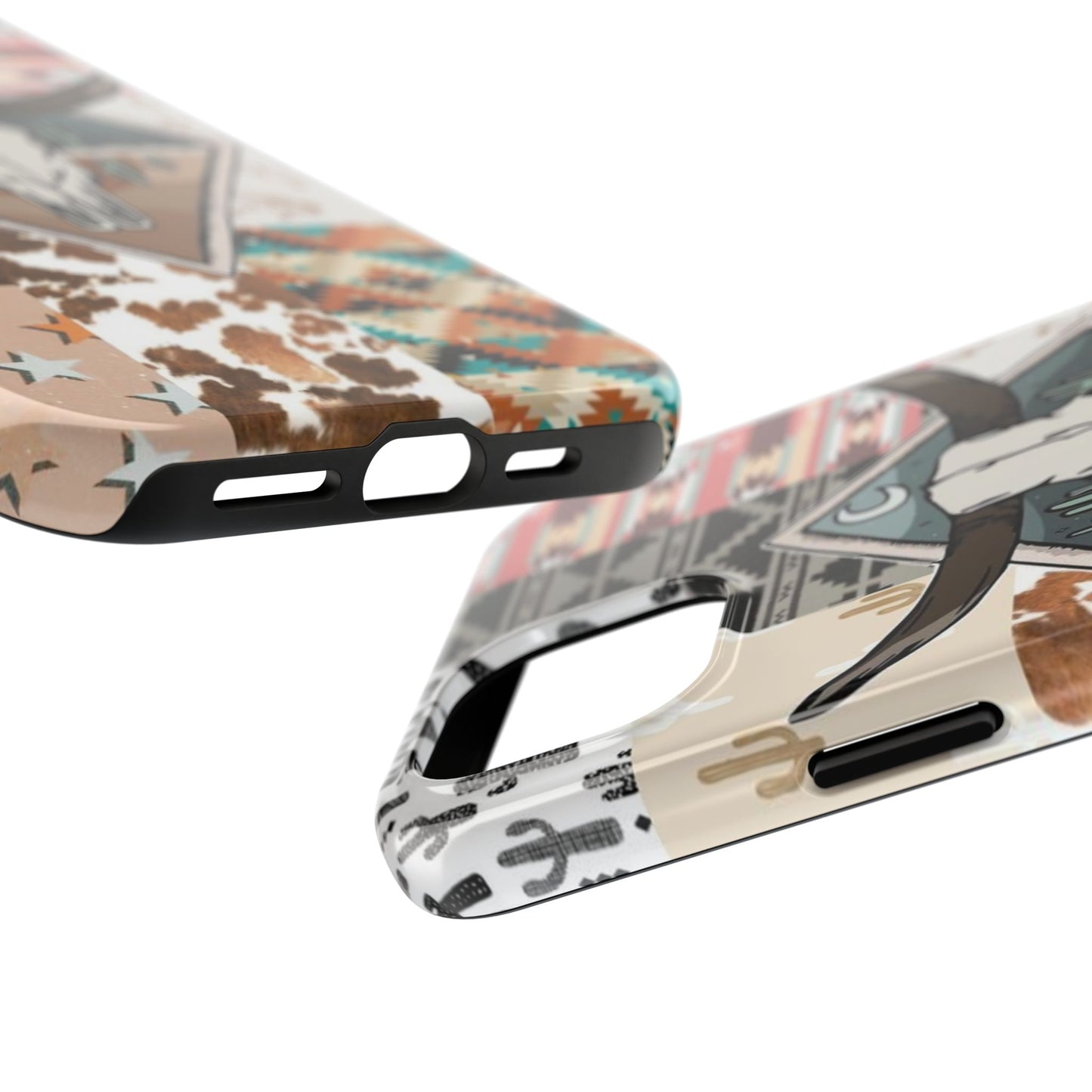 Western Patchwork Tough Phone Cases