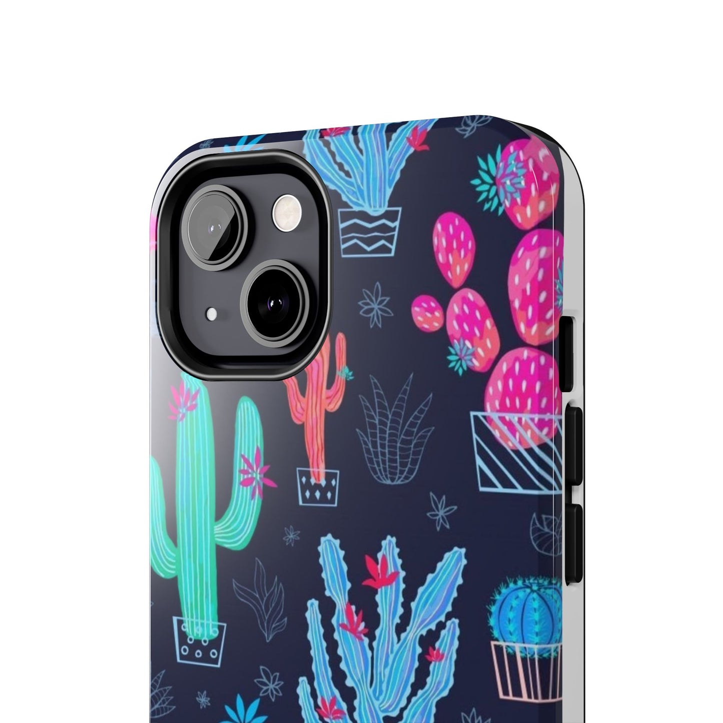 Cactus Vibe Tough Phone Case | Colorful & Durable Protection