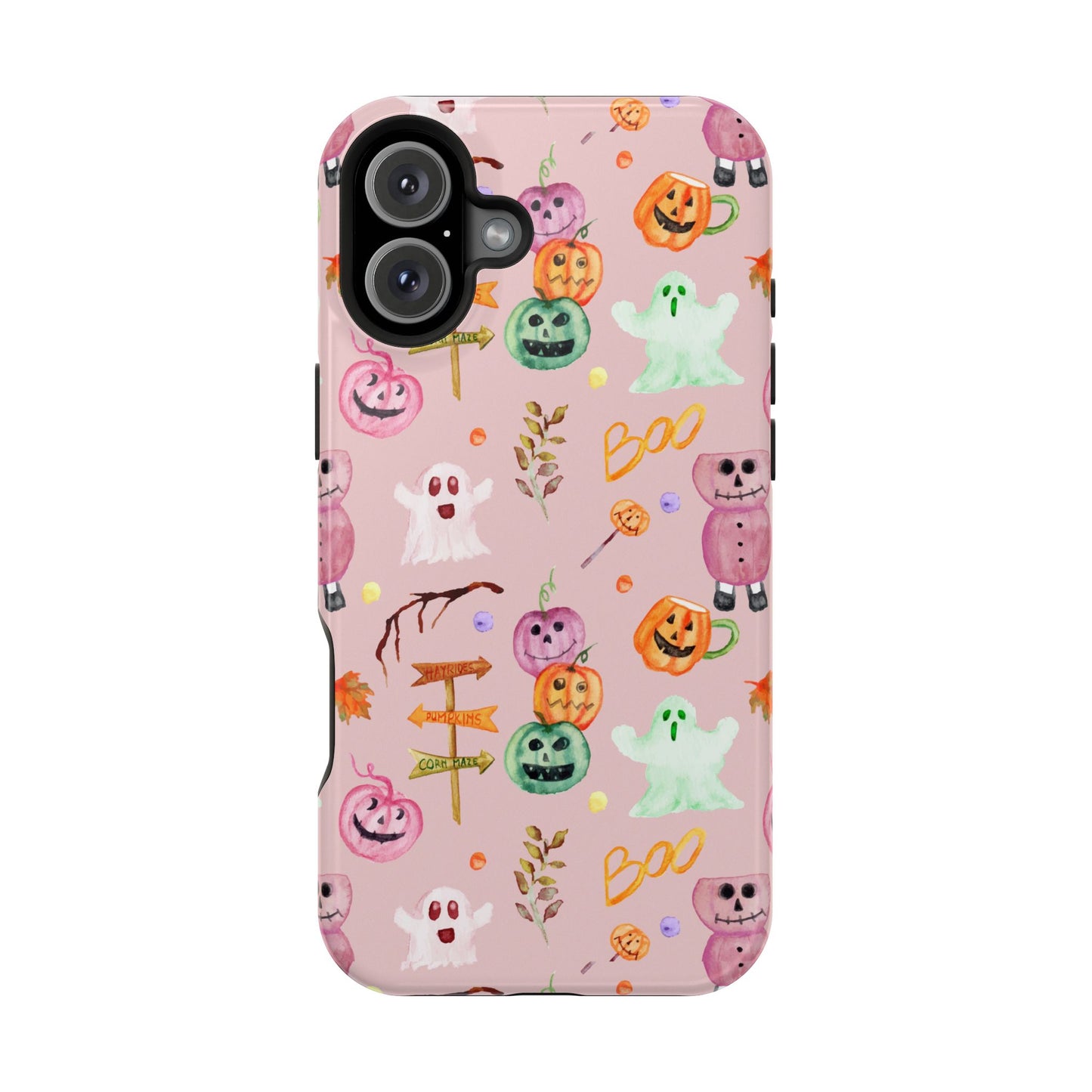 Pinky Boo iPhone 16 Impact-Resistant Cases