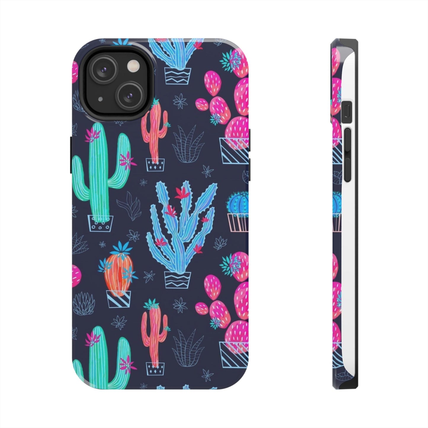 Cactus Vibe Tough Phone Case | Colorful & Durable Protection