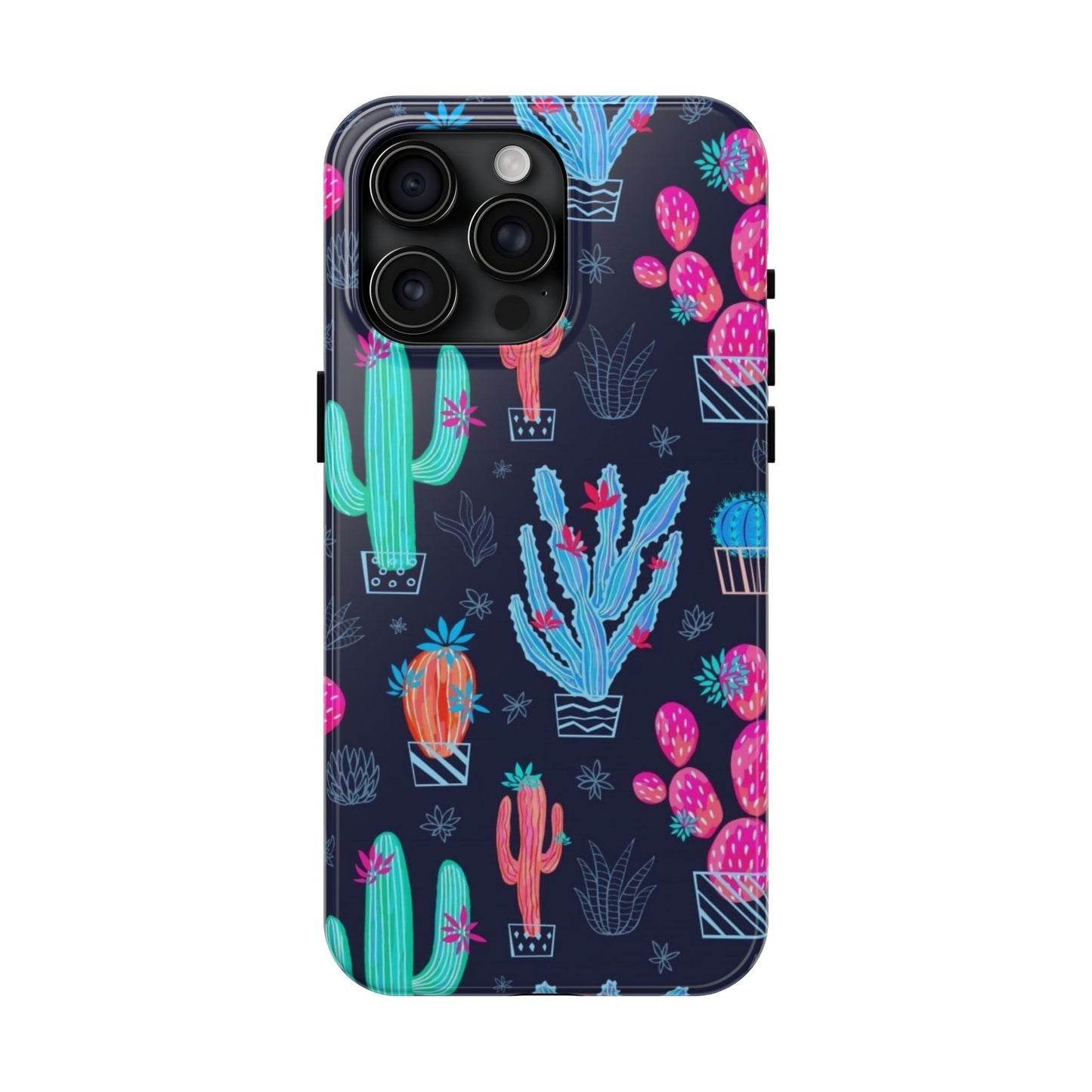 Cactus Vibe Tough Phone Case | Colorful & Durable Protection