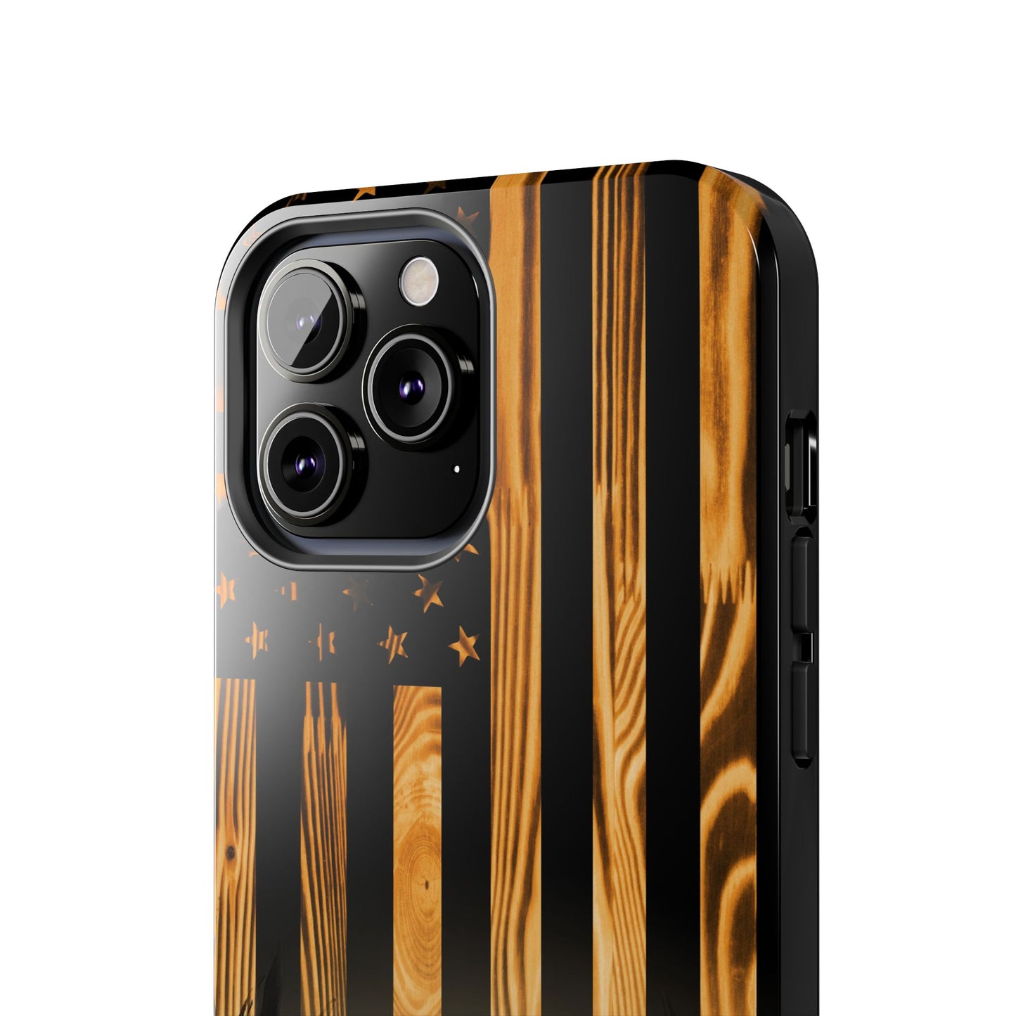 Phone Case - Woodgrain Deer Flag Design