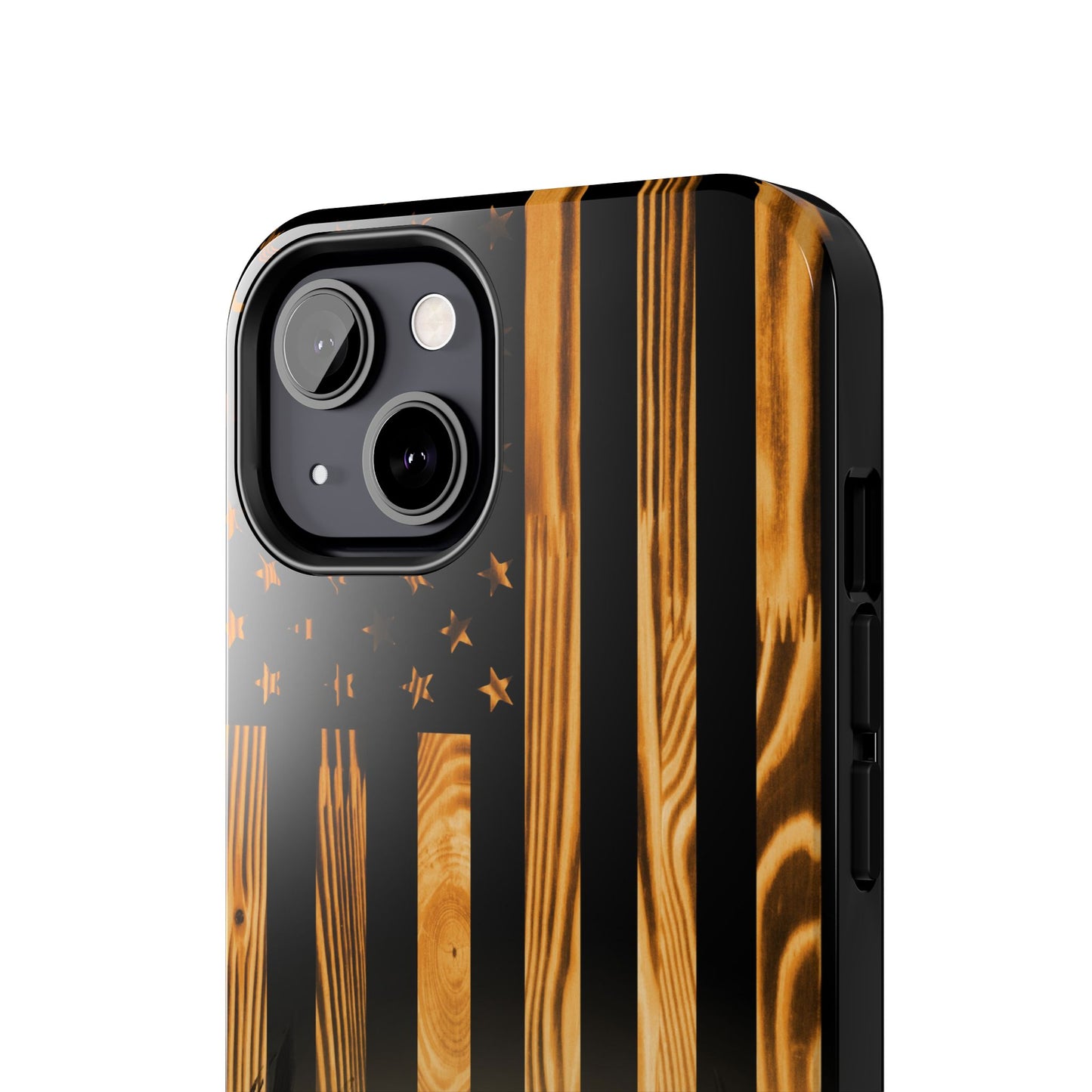 Phone Case - Woodgrain Deer Flag Design